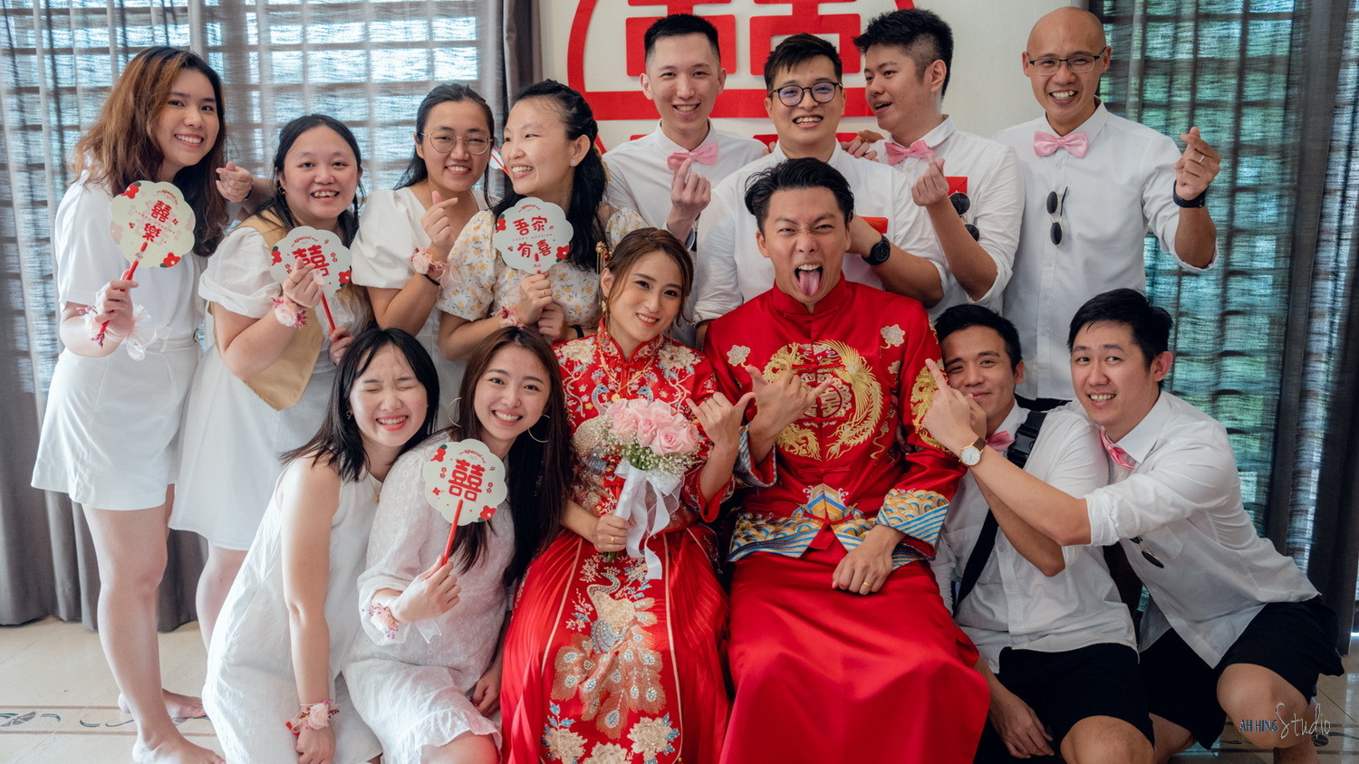Wuh Hou & Sze Minn Chinese tea ceremony blessing, family memory frame 83, by Famous Bridal Kuantan
