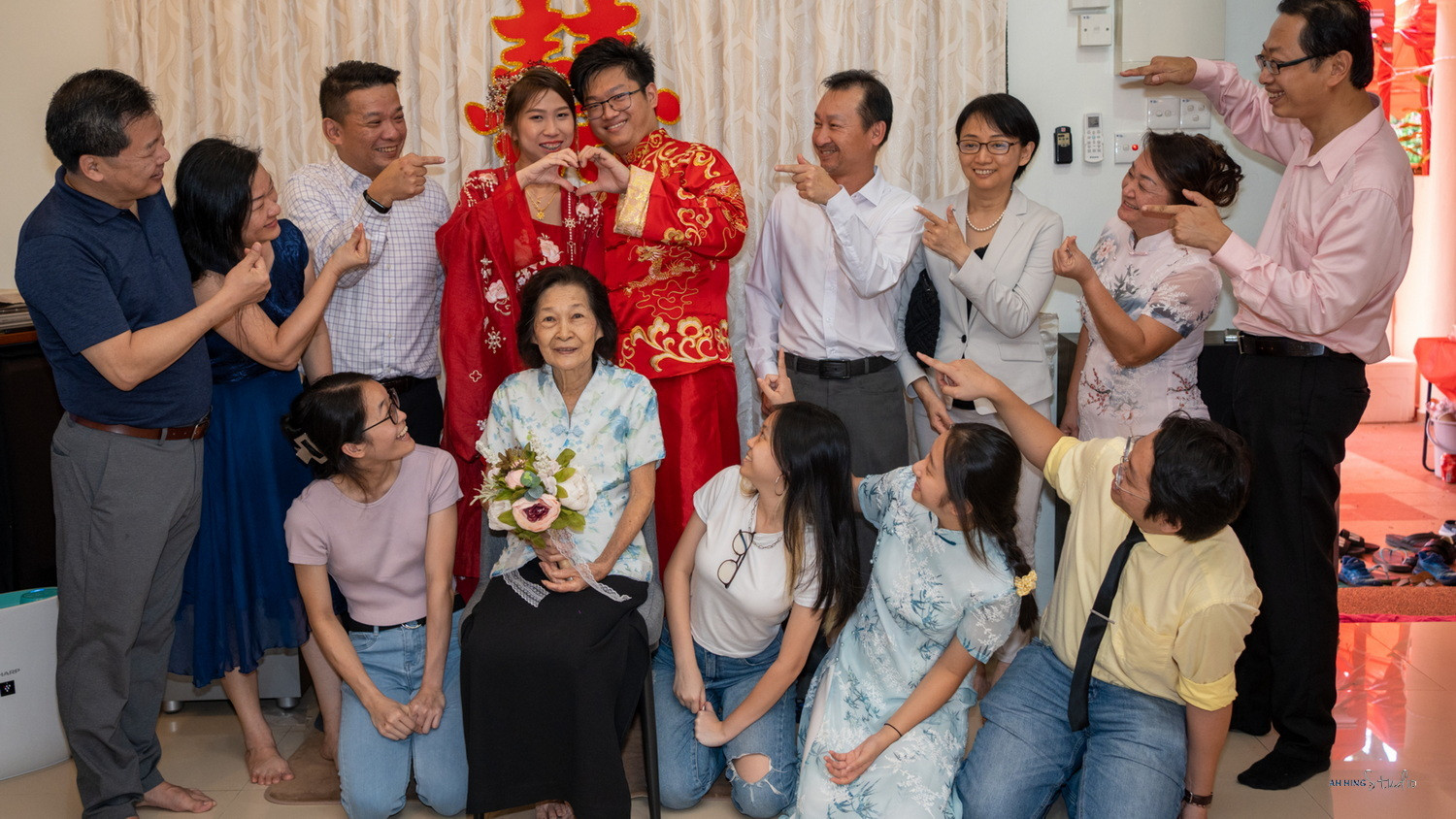 Zhen Hui & May Lee candid wedding celebration moment, natural movement frame 149, by Famous Bridal Kuantan