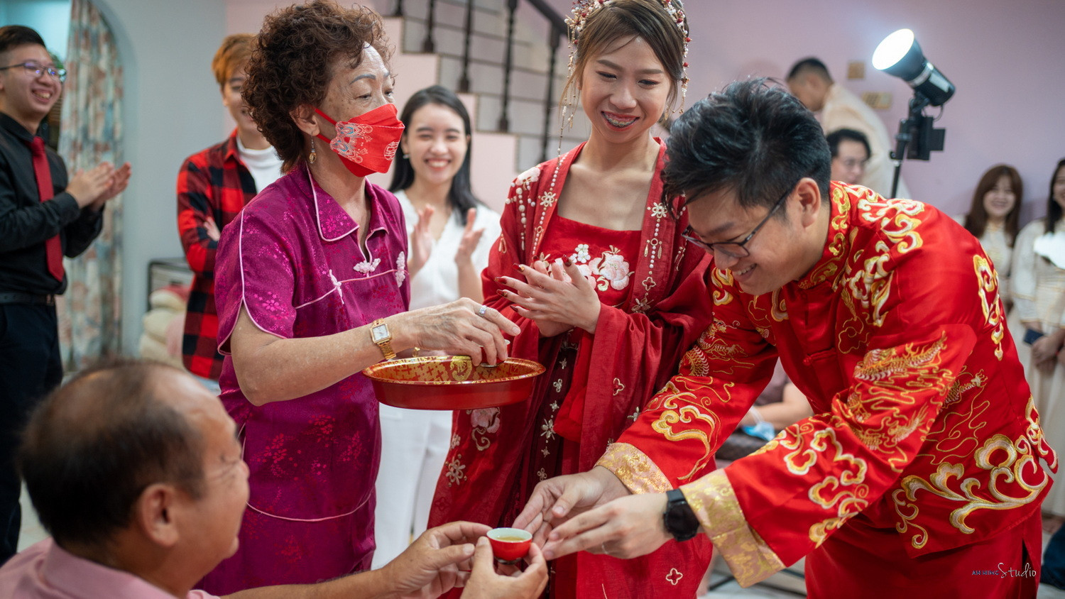Zhen Hui & May Lee wedding ceremony entrance, celebration rhythm frame 79, by Famous Bridal Kuantan