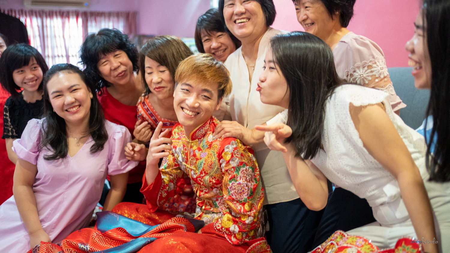 Zhen Hui & May Lee groom preparation photography, story opener frame 33, by Famous Bridal Kuantan