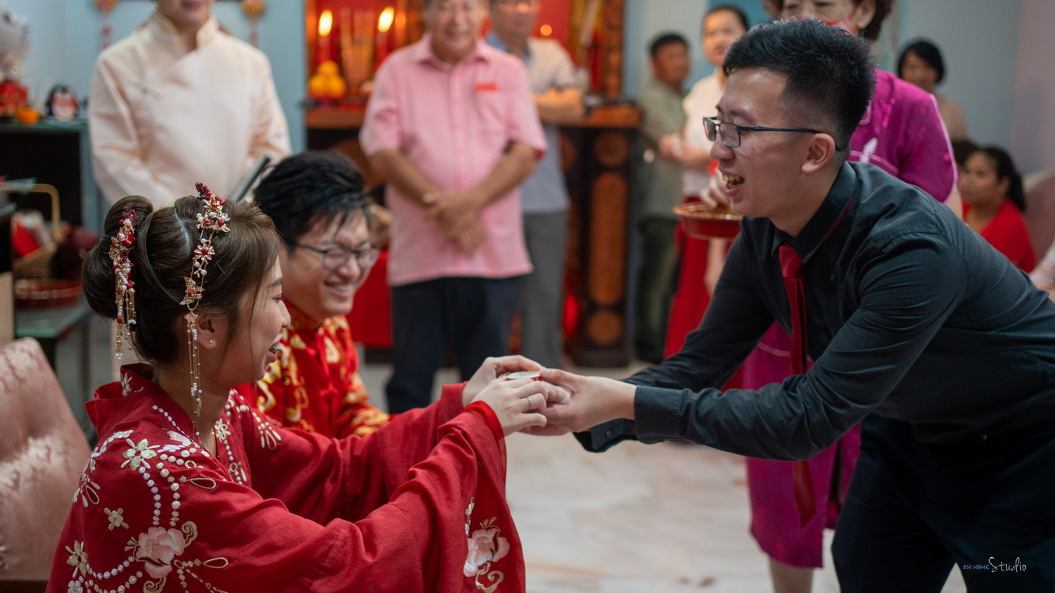 Zhen Hui & May Lee groom preparation photography, natural movement frame 93, by Famous Bridal Kuantan