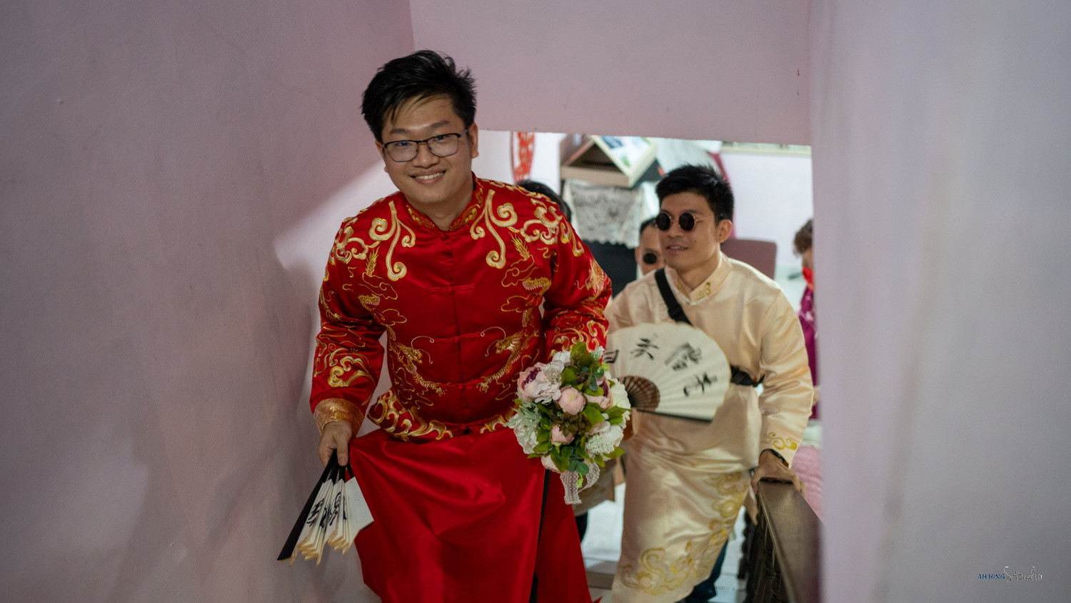 Zhen Hui & May Lee traditional Chinese wedding detail, quiet in-between moment frame 50, by Famous Bridal Kuantan