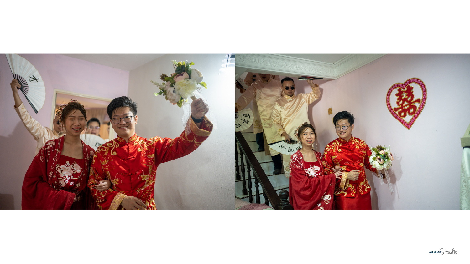 Zhen Hui & May Lee traditional Chinese wedding detail, guided portrait sequence frame 70, by Famous Bridal Kuantan