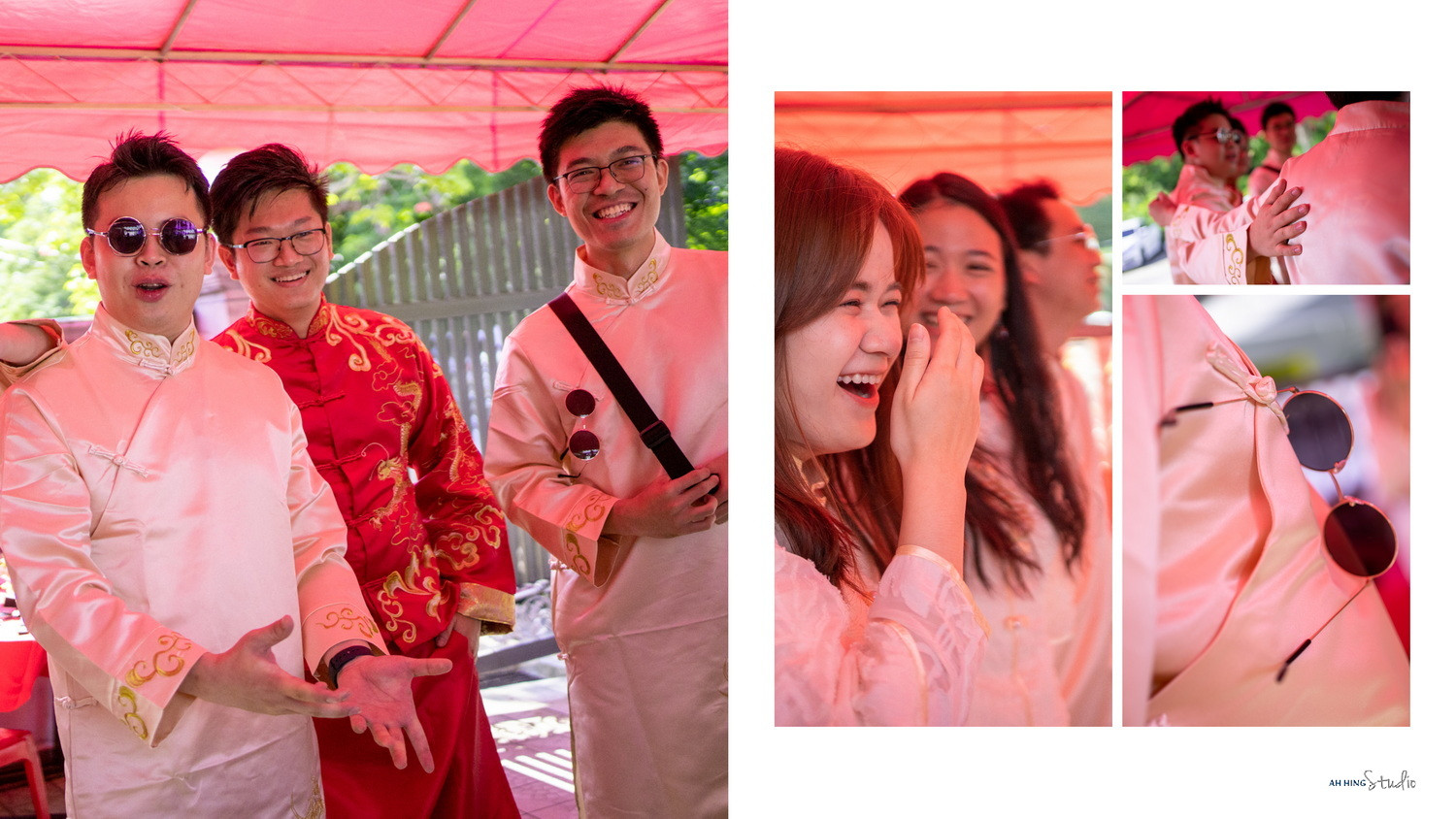 Zhen Hui & May Lee wedding morning ceremony moment, album detail frame 44, by Famous Bridal Kuantan