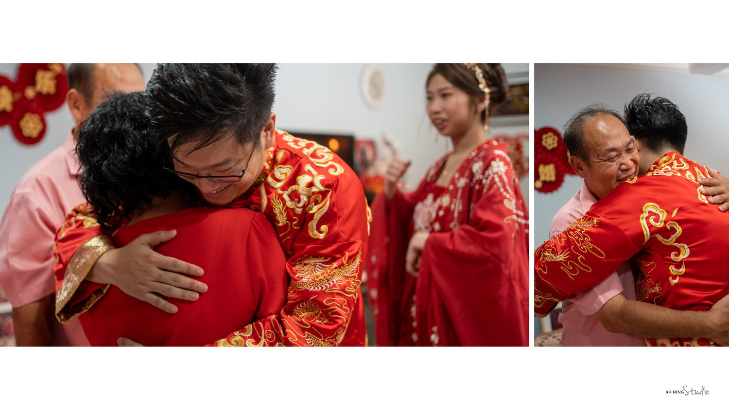 Zhen Hui & May Lee wedding morning ceremony moment, album detail frame 84, by Famous Bridal Kuantan
