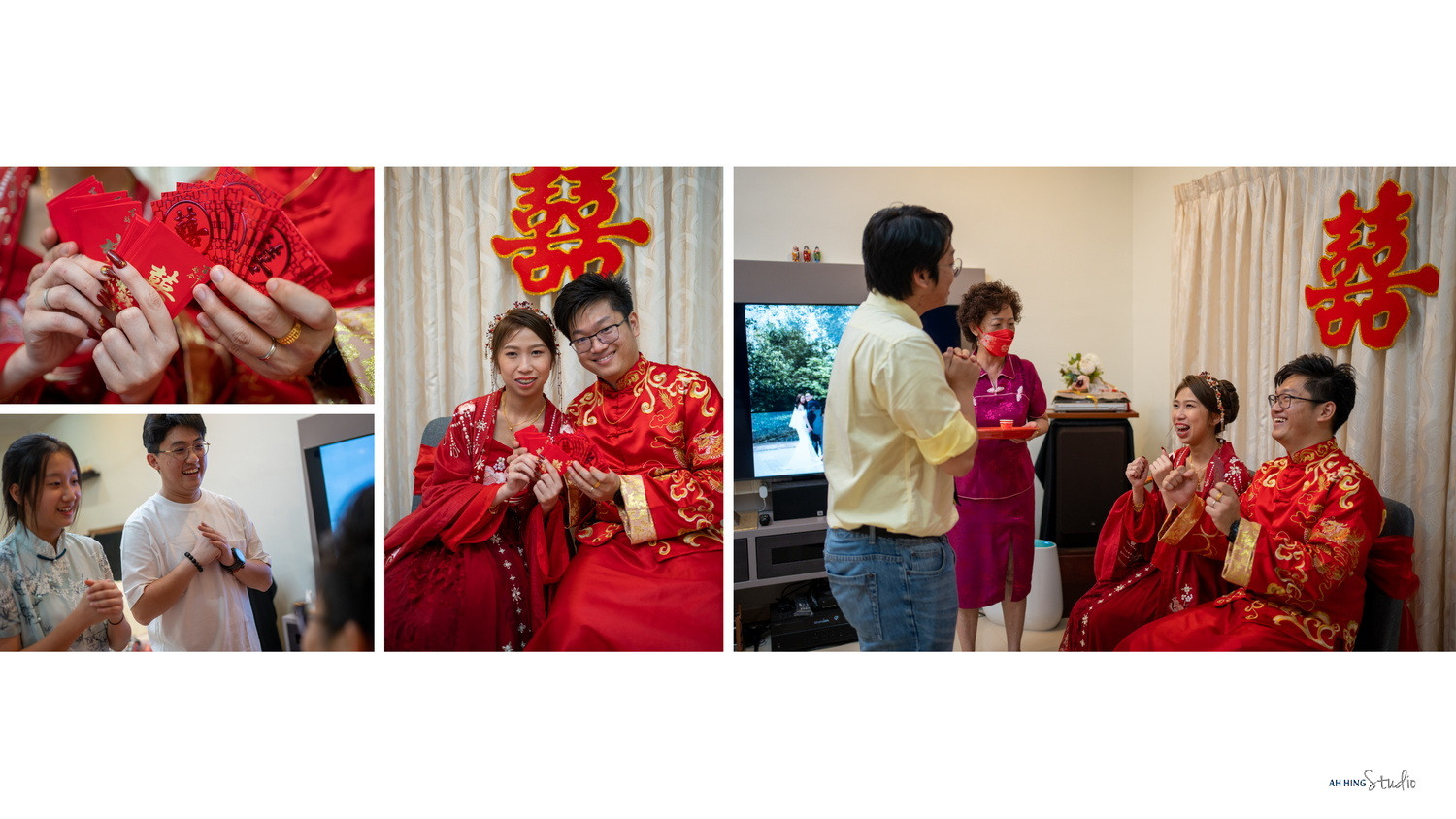 Zhen Hui & May Lee opening wedding-day documentary moment, natural movement frame 141, by Famous Bridal Kuantan
