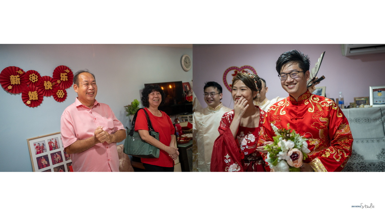 Zhen Hui & May Lee quiet couple portrait on wedding day, celebration rhythm frame 71, by Famous Bridal Kuantan