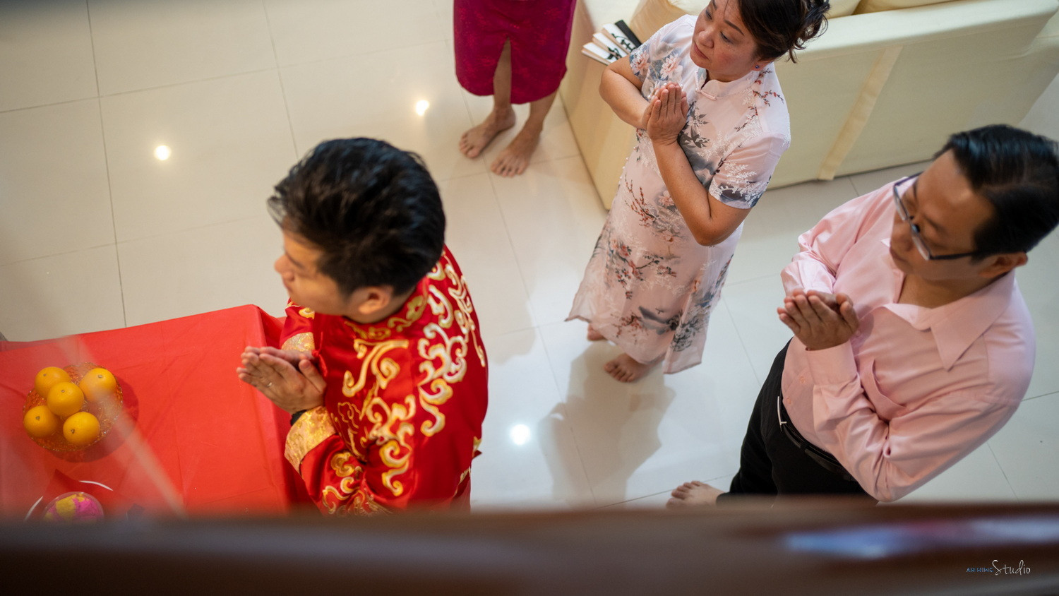 Zhen Hui & May Lee Chinese tea ceremony blessing, celebration rhythm frame 23, by Famous Bridal Kuantan