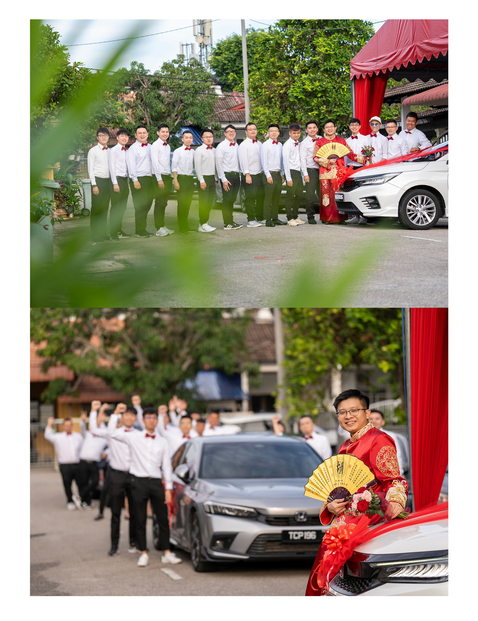 Zhen Wei & Chen Xian candid wedding celebration moment, story opener frame 09, by Famous Bridal Kuantan