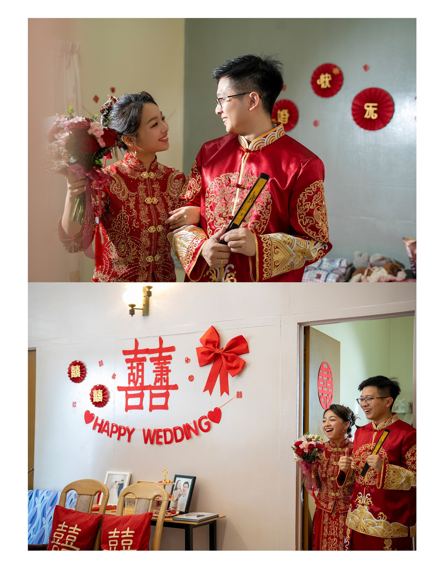 Zhen Wei & Chen Xian wedding gate-crash game moment, celebration rhythm frame 07, by Famous Bridal Kuantan