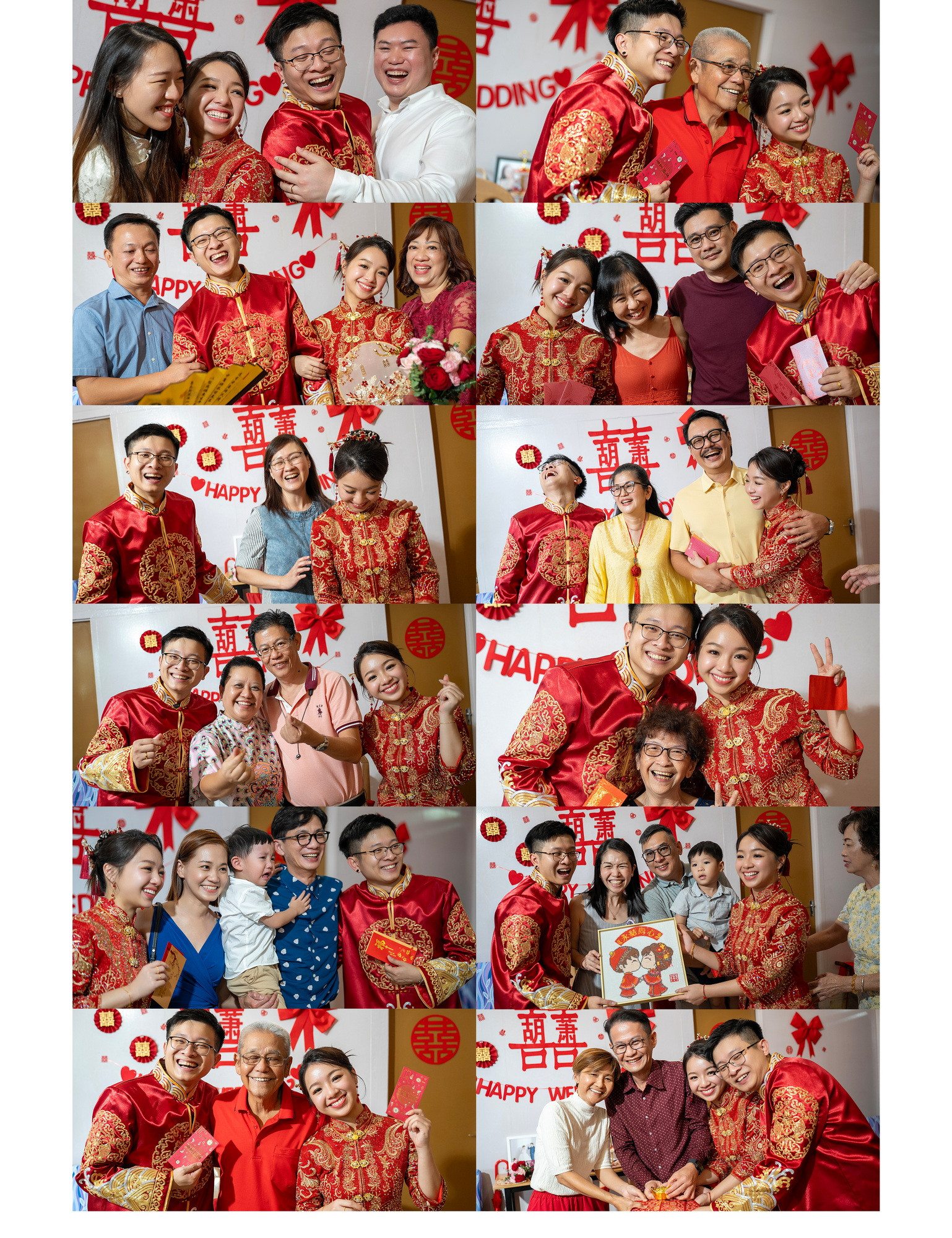 Zhen Wei & Chen Xian quiet couple portrait on wedding day, family memory frame 11, by Famous Bridal Kuantan