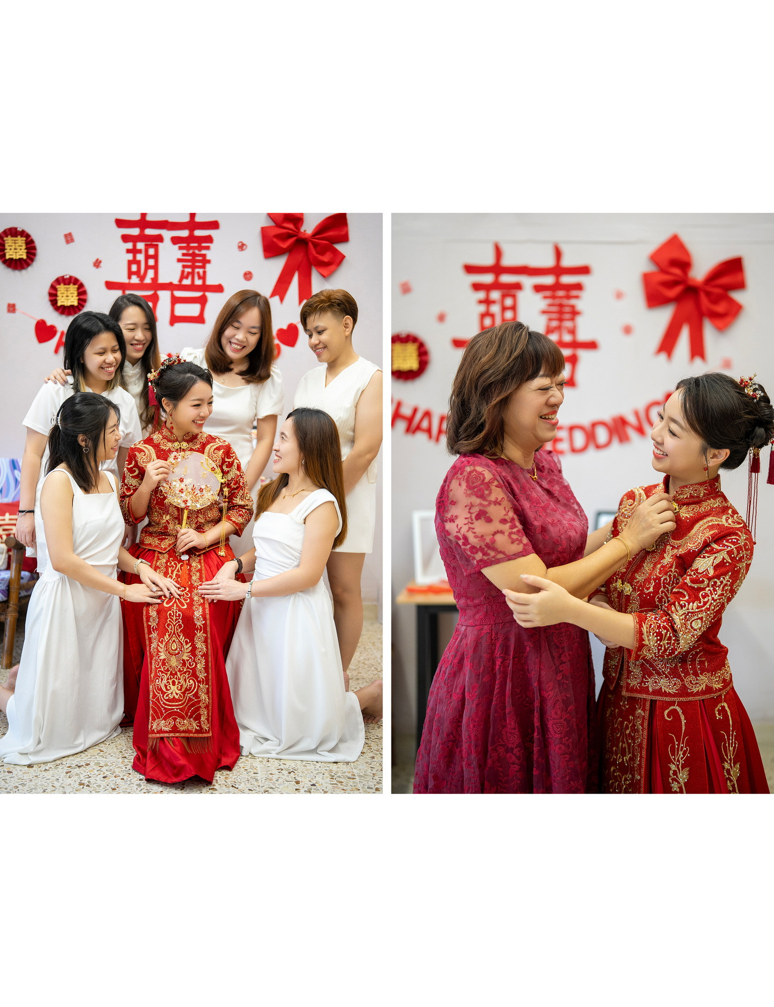 Zhen Wei & Chen Xian wedding reception detail, documentary transition frame 08, by Famous Bridal Kuantan