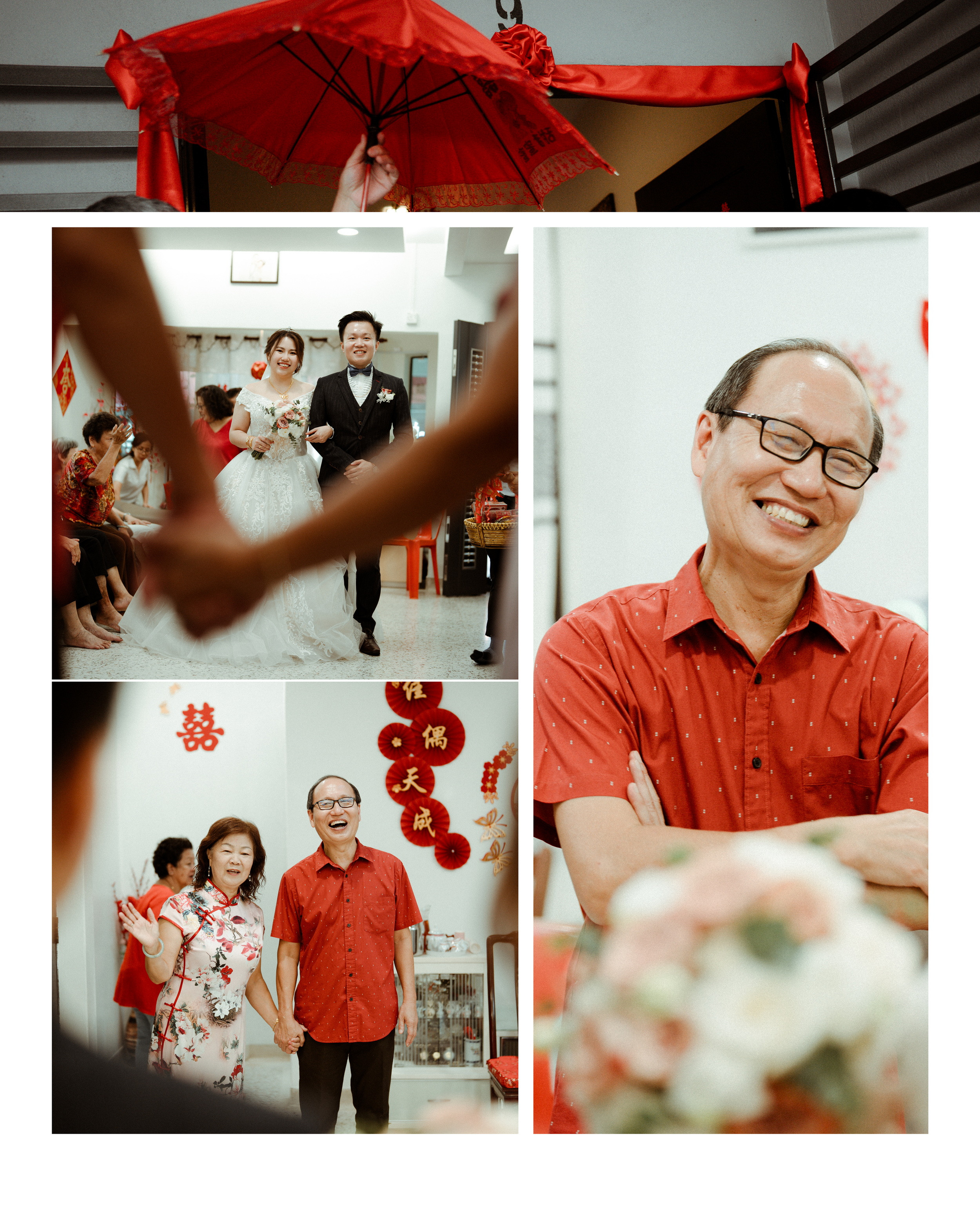 Zi Hao & Fang Yin wedding dinner celebration photo, guided portrait sequence frame 14, by Famous Bridal Kuantan