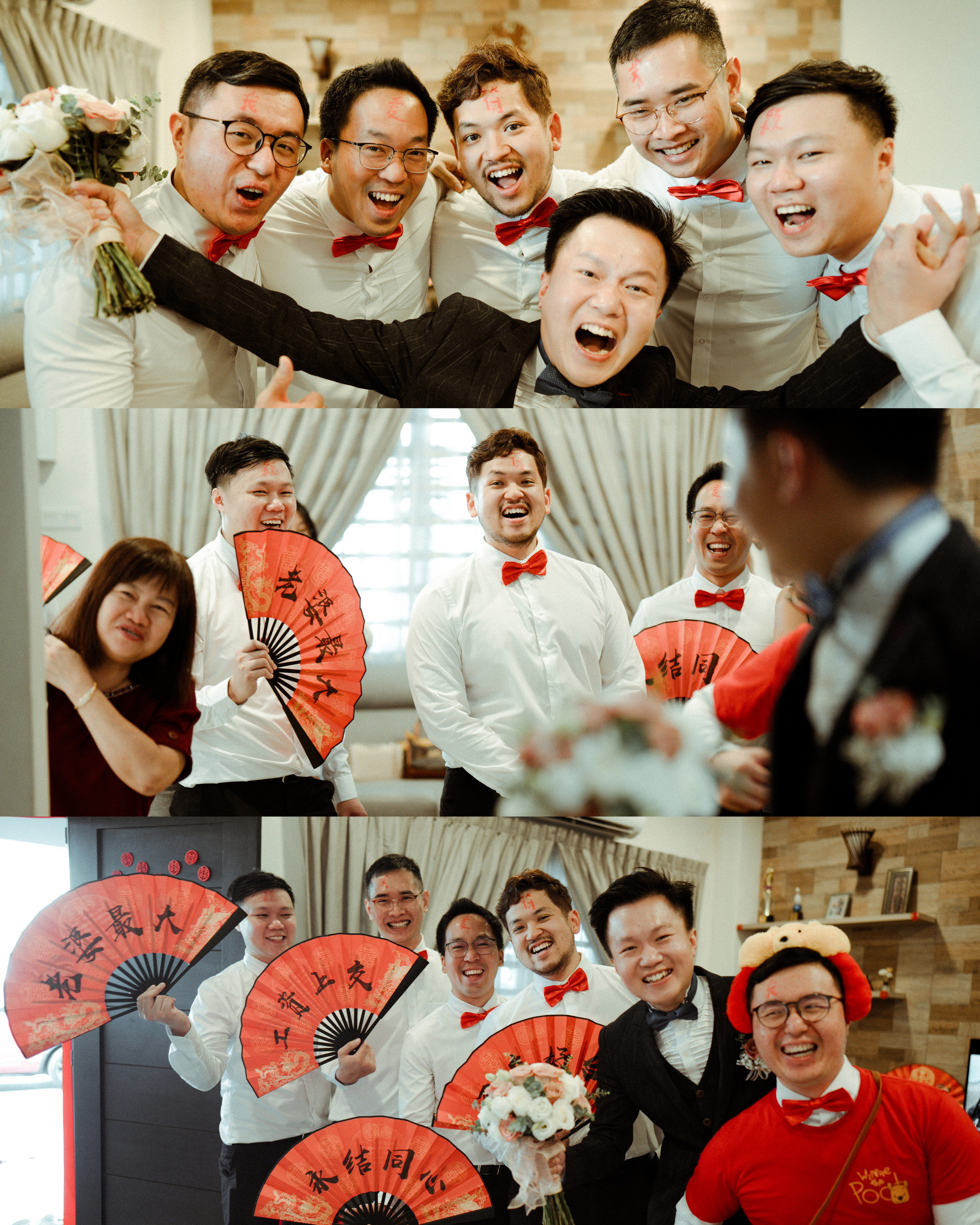 Zi Hao & Fang Yin wedding gate-crash game moment, celebration rhythm frame 07, by Famous Bridal Kuantan
