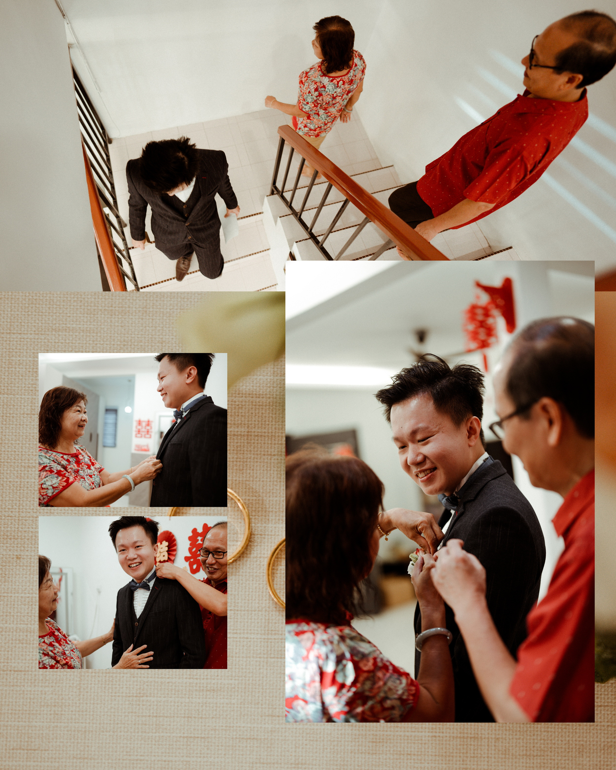 Zi Hao & Fang Yin wedding morning ceremony moment, album detail frame 04, by Famous Bridal Kuantan
