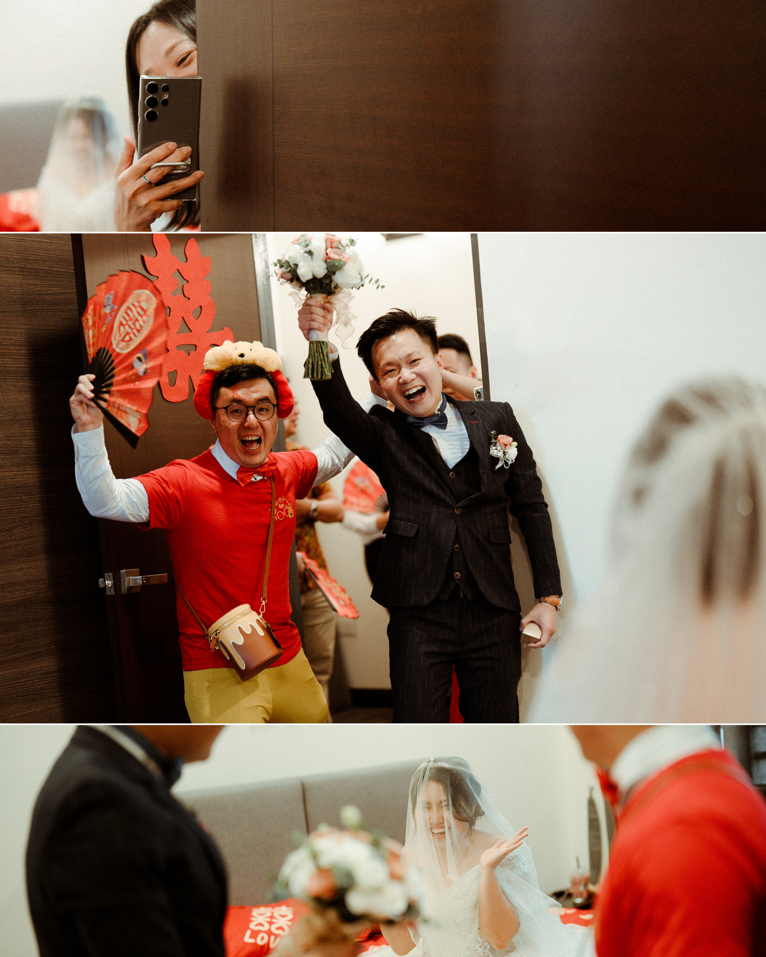 Zi Hao & Fang Yin quiet couple portrait on wedding day, family memory frame 11, by Famous Bridal Kuantan