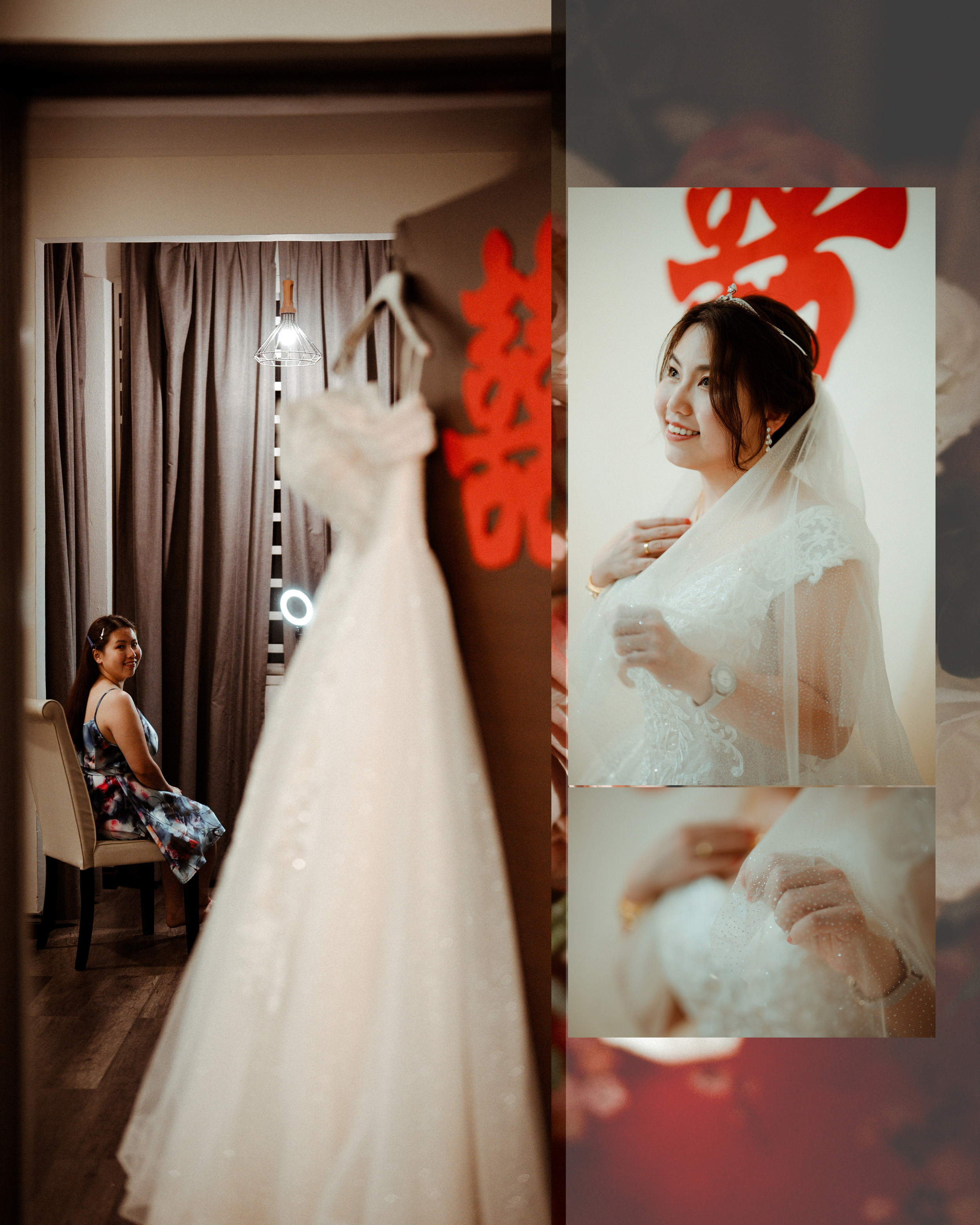 Zi Hao & Fang Yin Chinese tea ceremony blessing, family memory frame 03, by Famous Bridal Kuantan