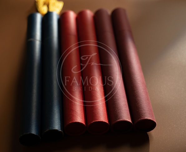 Convocation gown and robe sample for studio session
